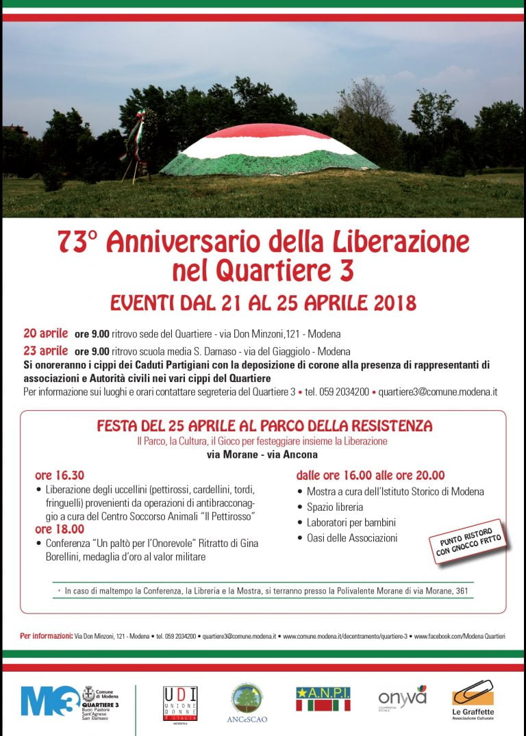 Festa della Resistenza @ Parco della Resistenza, Modena | Modena | Emilia-Romagna | Italia